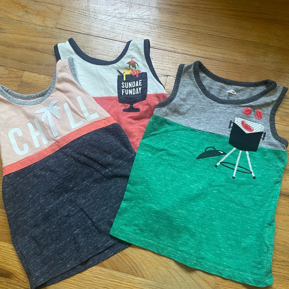 Boys old navy tank tops